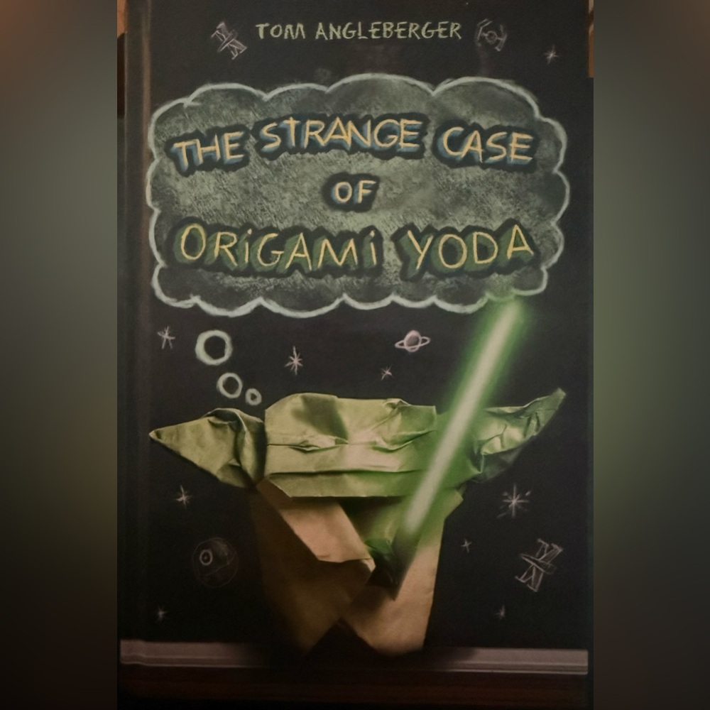 THE STRANGE CASE OF ORIGAMI YODA BY ANGLEBERGER Hard book